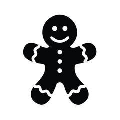 Iconic Gingerbread Man with Festive Frosting Ready for Holiday Celebrations