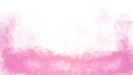 Pink fog texture on transparent background
