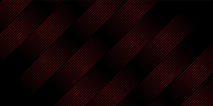 Abstract black and red stripes line gradient background for backdrop or presentation