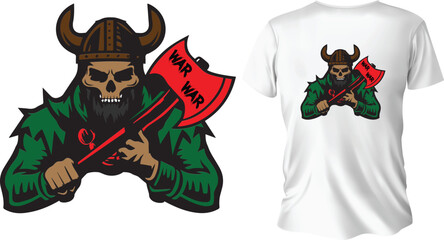 Vector illustration for tshirt, website, print, clip art, poster and print on demand merchandise.