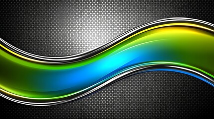 Abstract wavy design with vibrant colors (1)