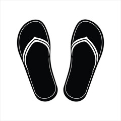 Footwear Silhouette Logo Vector Design