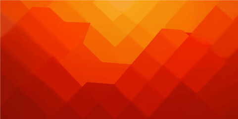 Abstract red and orange geometric triangle pattern with a mosaic texture and bright line elements