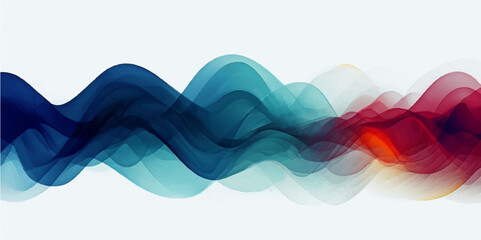 Abstract colorful wave background with flowing lines and smooth, vibrant colors