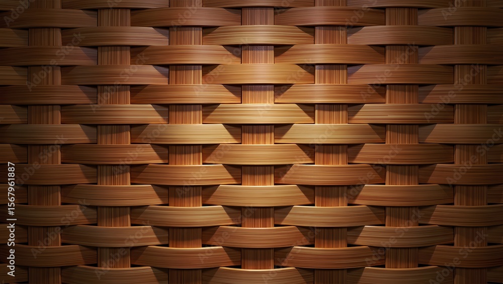 Poster woven texture background wicker basket pattern material design surface abstract craft close up