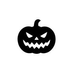 vector scary halloween jack o lantern