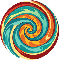 Liquid swirl wave pattern. stock illustration