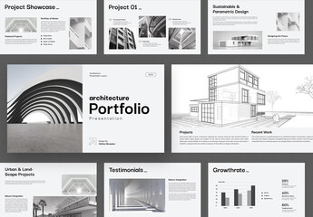 Minimal Architecture Portfolio Presentation Template