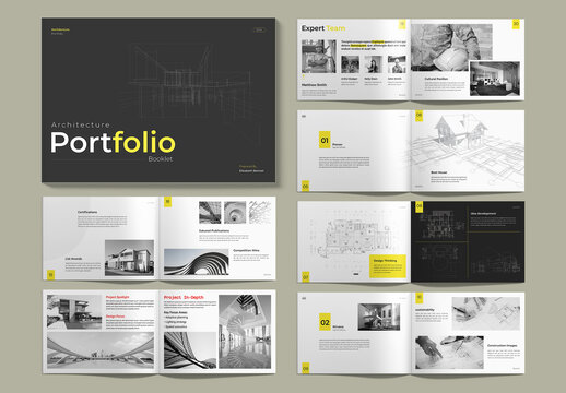 Modern&nbsp;Architecture Brand Identity Guidelines Presentation Layout