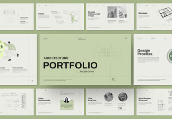 Minimal Architecture Portfolio Presentation Design Template
