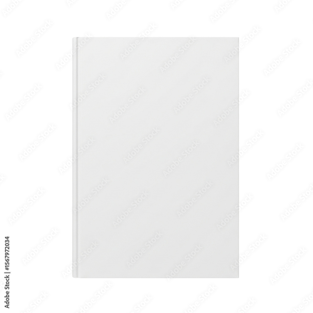 Fototapete a minimalistic white book stands against a stark black background, offering a clean, simple design p