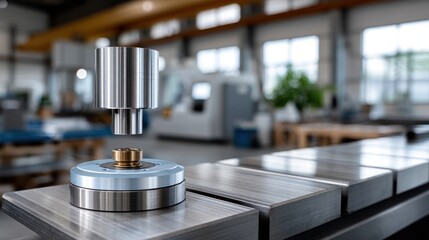 Industrial metal press testing