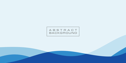 Sea ocean waves pattern blue background