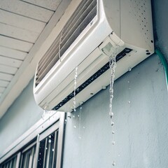 Water Dripping from Exterior Air Conditioner Unit