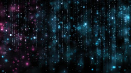 Digital data stream visualization abstract design graphic art futuristic environment close-up perspective