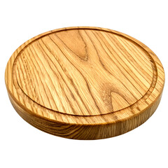 Round Wooden Cutting Board, Rustic Oak, Kitchen