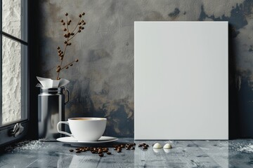 Flawless Visual of Vertical Poster Template for Coffee