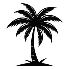 Obraz premium palm tree silhouette