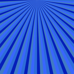 Geometric blue star burst background design - abstract vector illustration