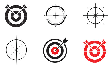 Set of target icon
