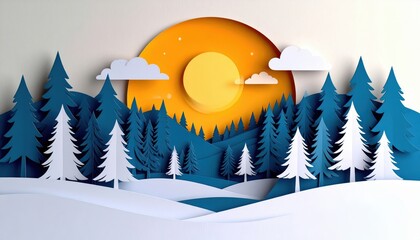 Whimsical hedgehog art in a forest pattern, a nature illustration of spring and summer's embrace