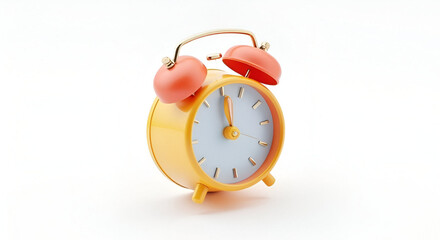 Yellow Alarm Clock Time Reminder