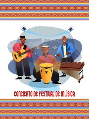 Mexican Cultural music poster design