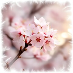 Obraz premium pink cherry blossom