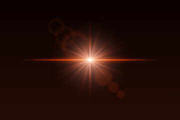 Soft light burst with glow beams and subtle flare rings. Central shine effect for magical visual scenes or transitions.