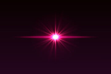 Intense central glow with symmetrical rays and soft edges. Bright light flash for lens effects or glowing transitions.