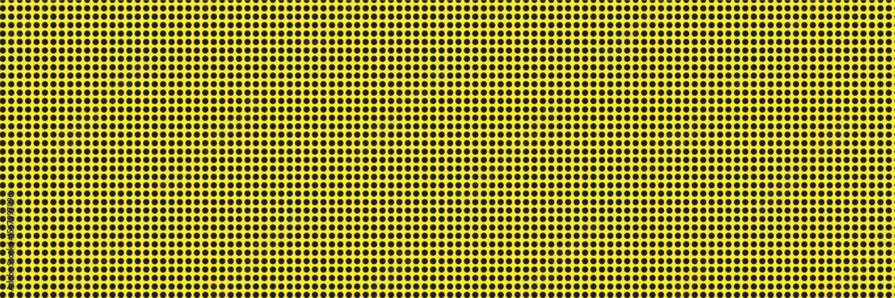 Poster dots halftone black color pattern gradient texture with technology digital background. dots pop art 