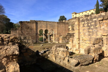 the old ruins of the Medina Azahara, Madinat al-Zahra, Cordoba, Andalucia, Spain