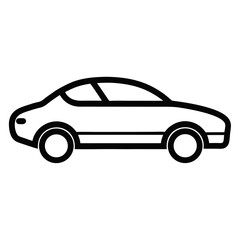Car Outline: Transport Icon

