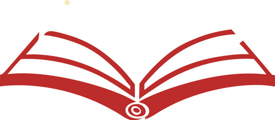 Fototapeta premium Open Book Knowledge Symbol