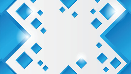 Colorful Blue Rectangles Abstract Modern Background Glossy. Graphic design elements and resources concept vector art