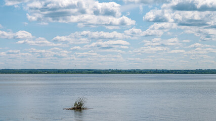 Waterscape of lake as natural background.
