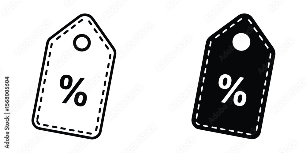 Fototapete a minimalist icon design showing two variations of a computer monitor with a play button