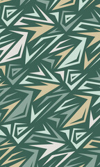 Modern artwork abstract composition with geometric shapes and elements