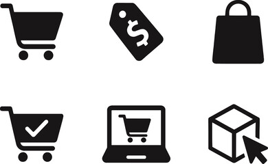 Set of E-Commerce business icons