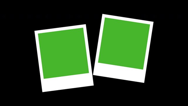 Natural snapshot film photo border frame