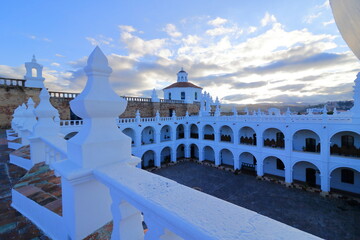 inside the Iglesia de San Felipe de Neri church in Sucre, Bolivia