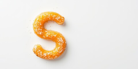 Creative Egg Tart Letter S Graphic for Modern Design Projects