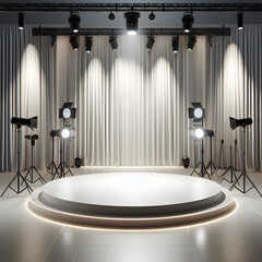 Simplicity of lights, beauty of theatrical design
