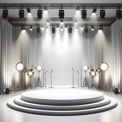 Simplicity of lights, beauty of theatrical design
