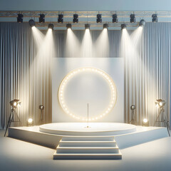 Simplicity of lights, beauty of theatrical design
