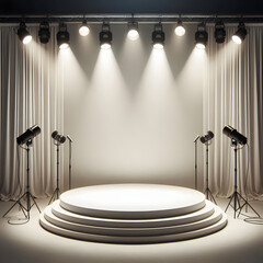 Simplicity of lights, beauty of theatrical design
