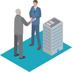 事業承継のイメージイラスト