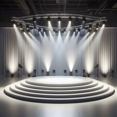 Simplicity of lights, beauty of theatrical design
