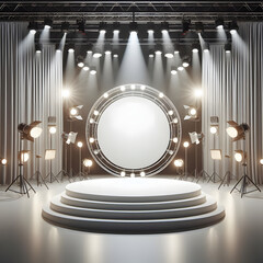 Simplicity of lights, beauty of theatrical design
