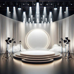 Simplicity of lights, beauty of theatrical design
